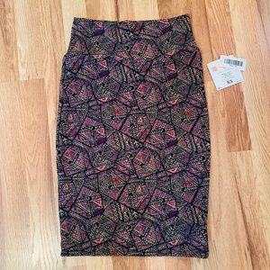❣️2$/20 3/$27❣️NWT LuLaRoe Cassie Skirt Tribal XS